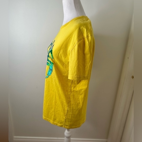 ALBERTA FERRETTI LOVE ME CREW NECK COTTON T-SHIRT Style ID 07031672_1027 - Picture 7 of 11